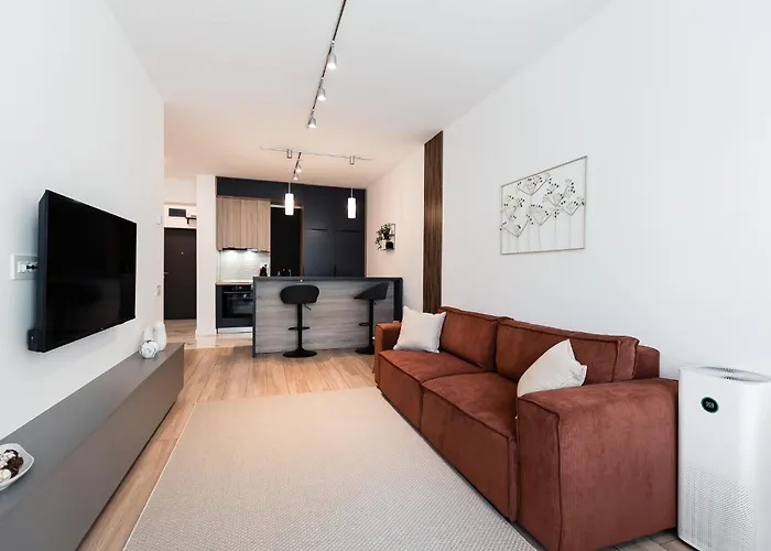 Apartment High-end 1br In Pipera W Parking Bucharest