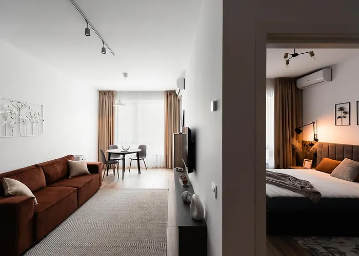 High-end 1br In Pipera W Parking Apartament Bukareszt
